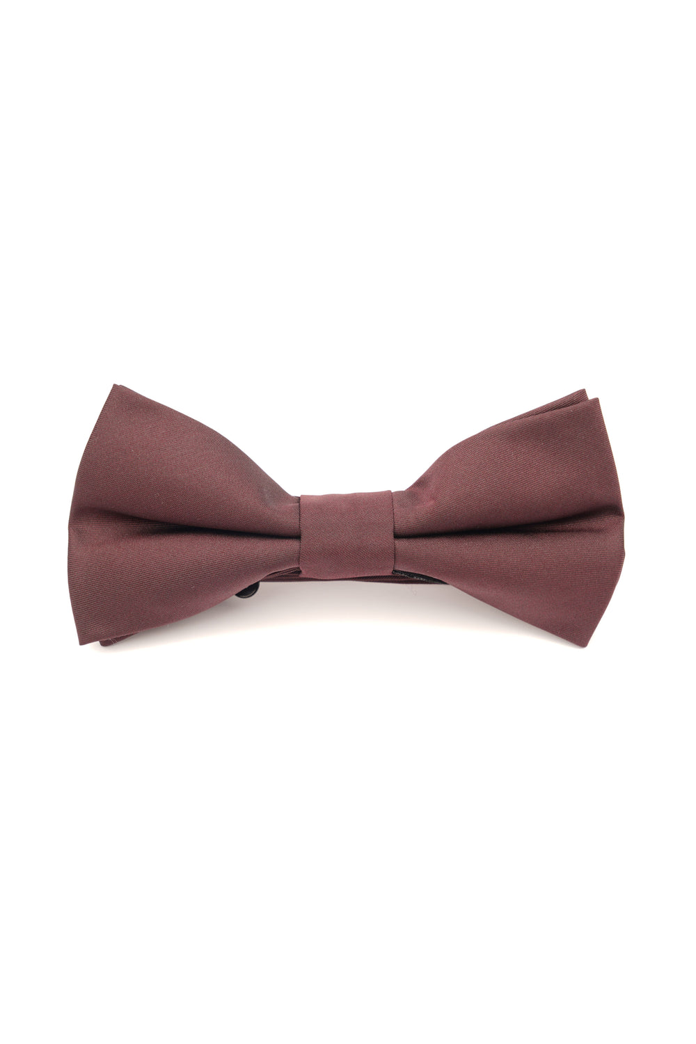 Papion bordo închis din mătase – model clasic