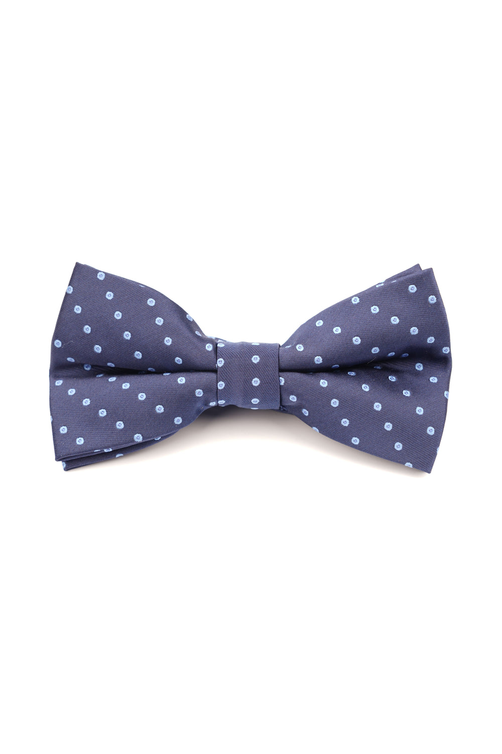 Papion clasic bleumarin cu buline bleu