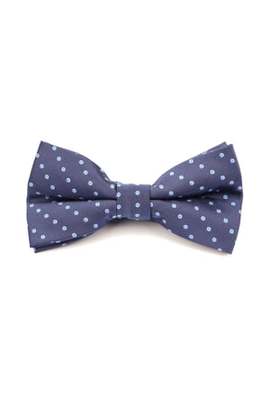 Papion clasic bleumarin cu buline bleu