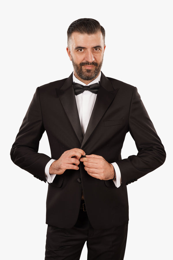 Cămașă Bărbați White Tie cu Guler Rândunică și Mansete pentru Butoni