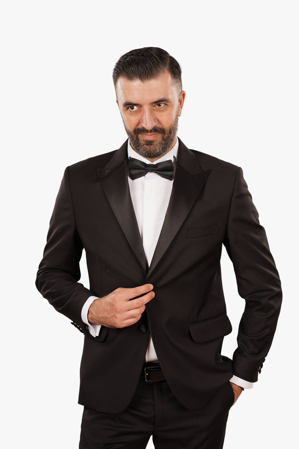 Cămașă Bărbați White Tie cu Guler Rândunică și Mansete pentru Butoni