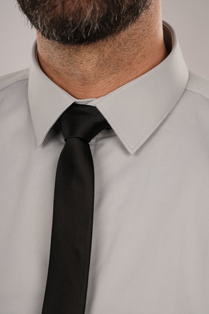 Cămașă Bărbați Gri Deschis – 97% Bumbac