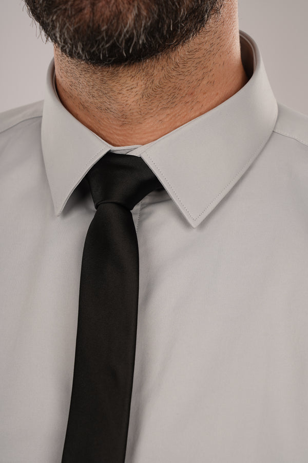 Cămașă Bărbați Gri Deschis – 97% Bumbac