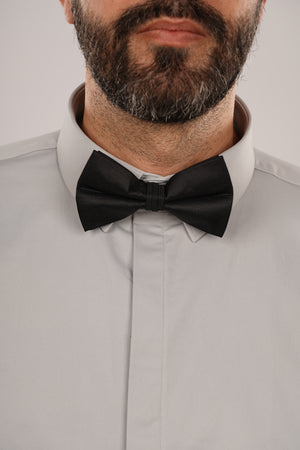 Cămașă Bărbați Gri Deschis – 97% Bumbac