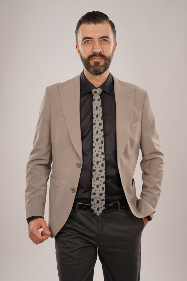 Cămașă Bărbați Neagră Uni – 100% Bumbac Elastic Superfin