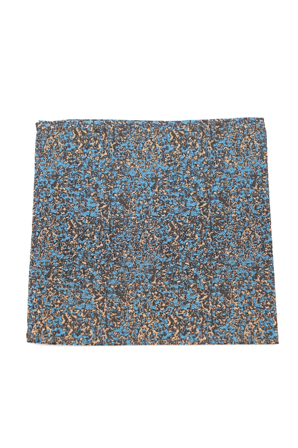 Batistă de buzunar albastră cu imprimeu abstract