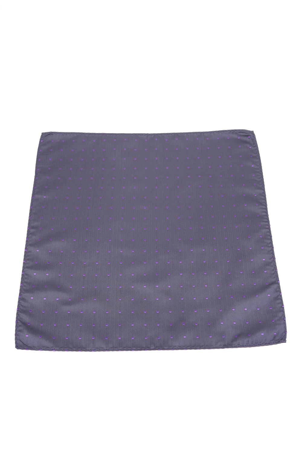 Batistă de buzunar violet închis cu imprimeu punctat mov