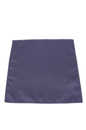 Batistă de buzunar violet închis cu imprimeu geometric