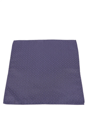 Batistă de buzunar violet închis cu model geometric