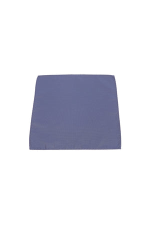 Batistă de buzunar bleu uni cu textură fină