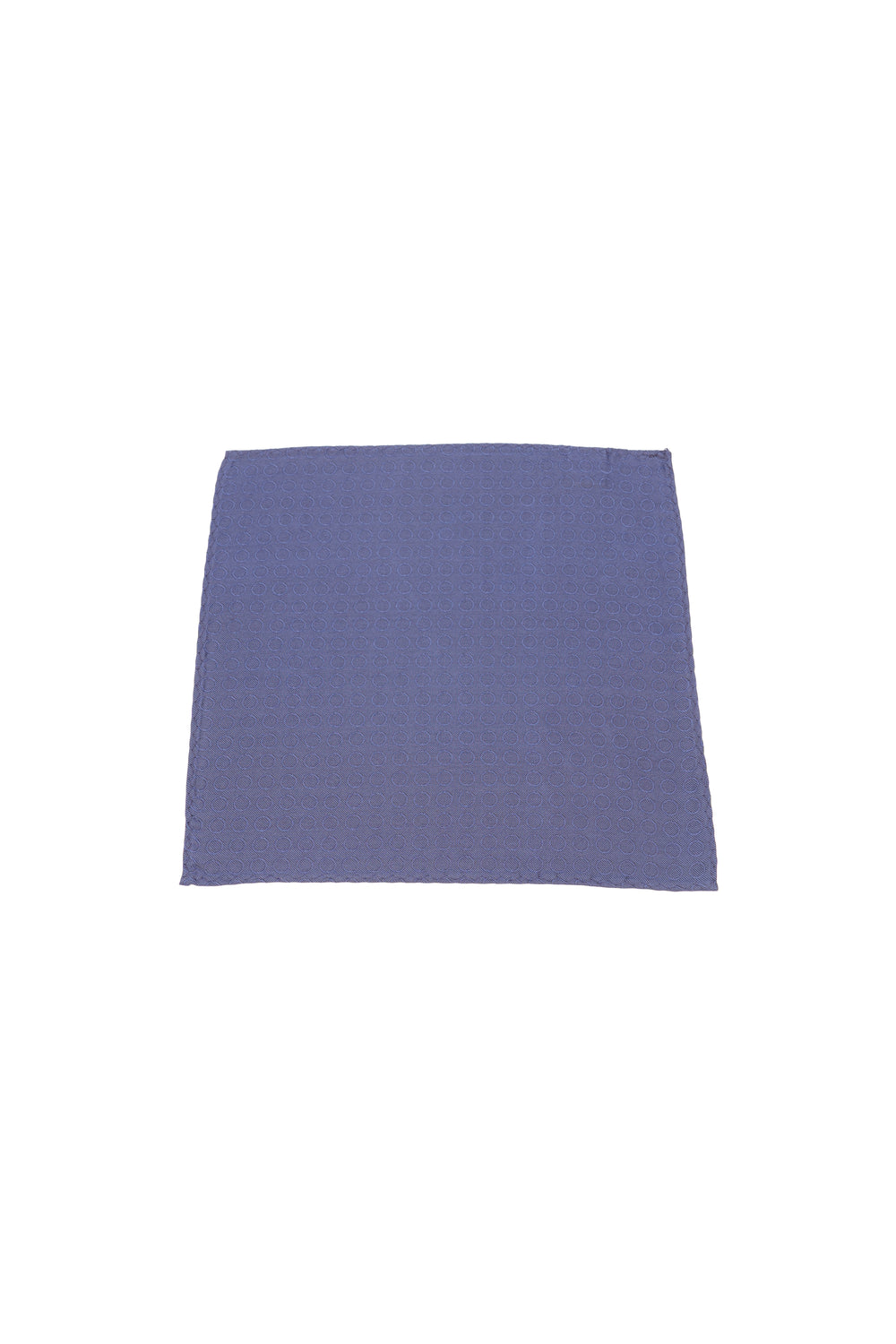 Batistă de buzunar albastru deschis din mătase naturală cu textură discretă