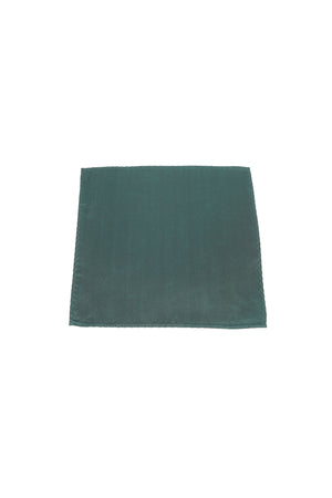 Batistă de buzunar verde smarald uni cu textură subtilă