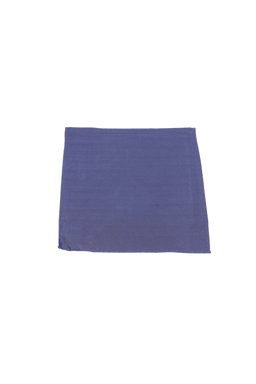 Batistă de buzunar albastru închis uni cu textură discretă