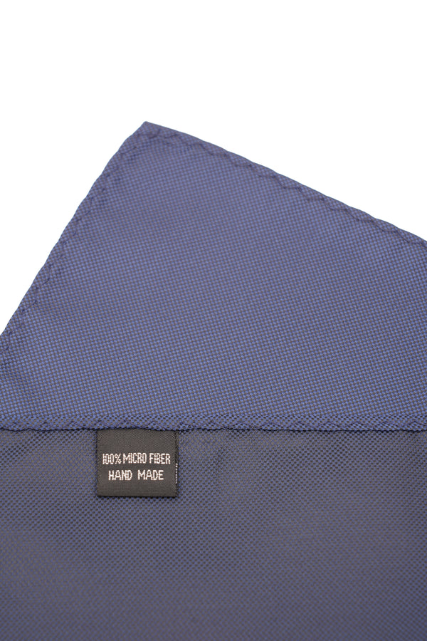 Batistă de buzunar albastru indigo – 100% mătase