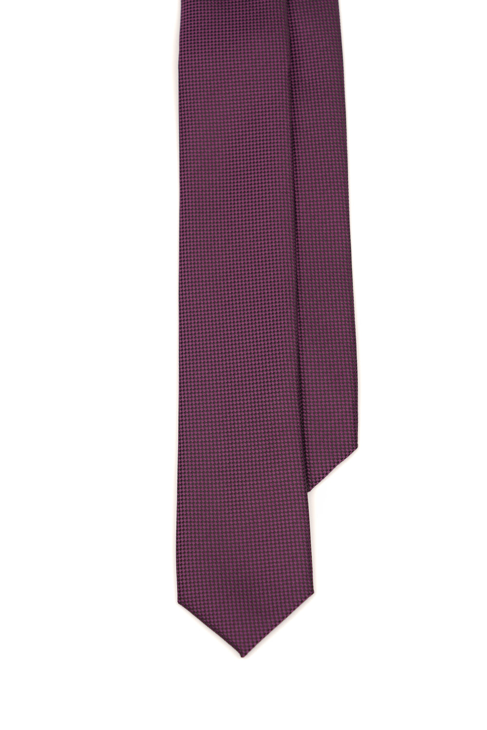 Cravată mov clasică cu textură micro