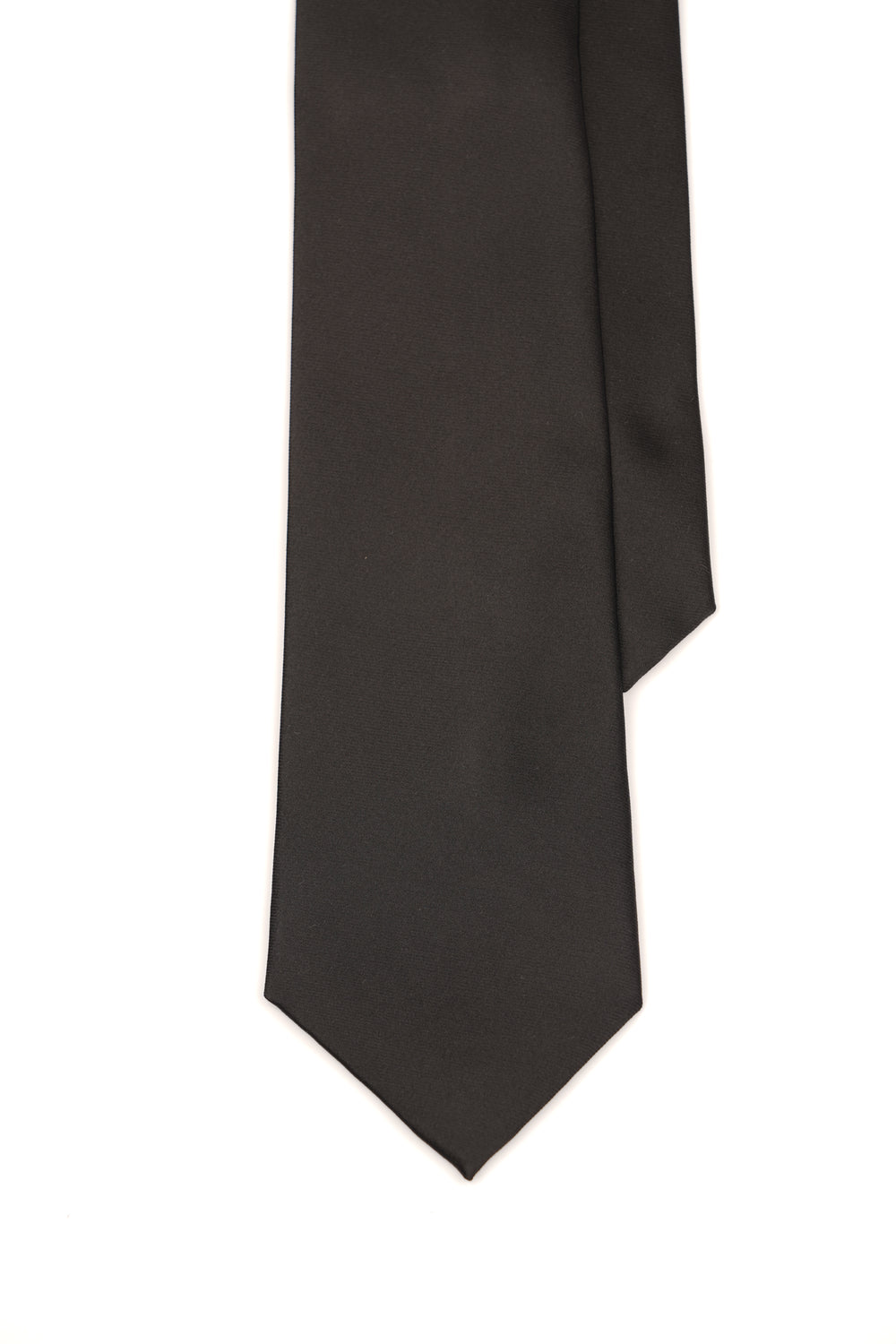 Cravată neagră clasică uni