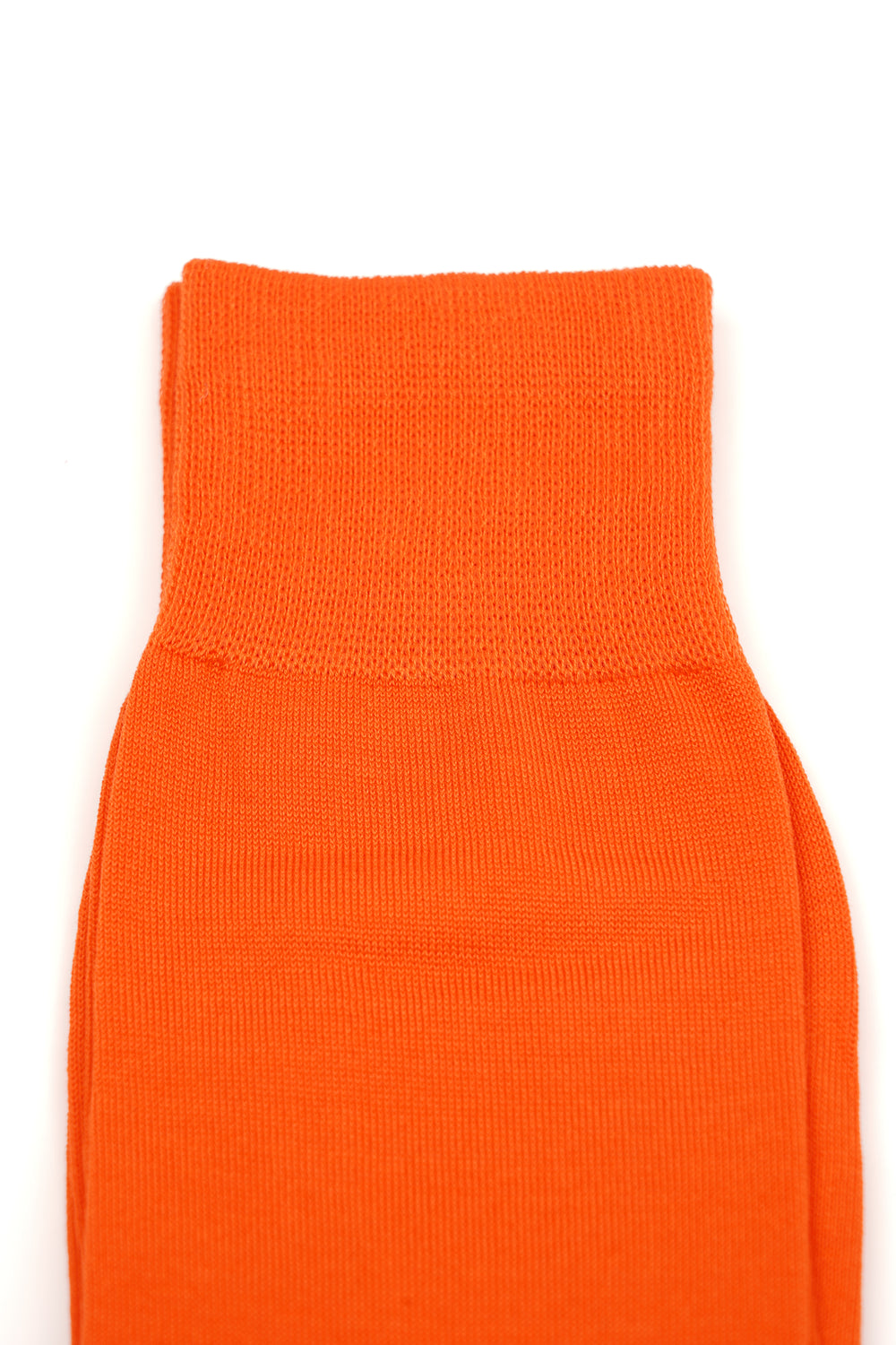 Șosete portocalii uni din bumbac