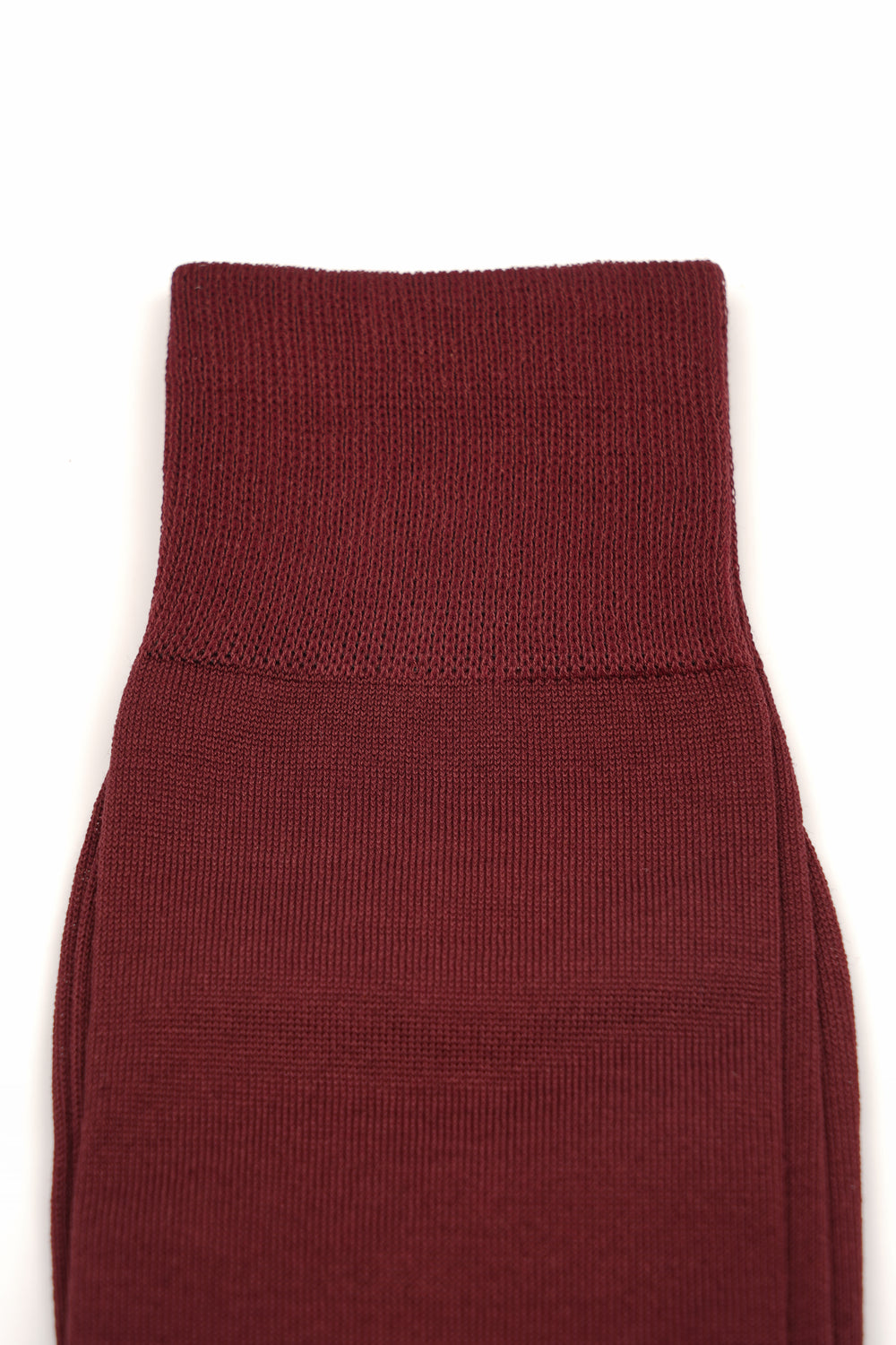 Șosete bordo uni din bumbac
