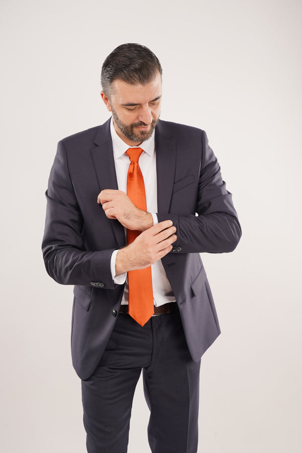 Costum Bărbați Bleumarin Premium din Lână