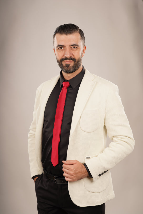 Cămașă Bărbați Neagră din Bumbac cu Nasturi Acoperiți