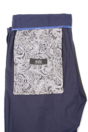 Pantaloni Bărbați Chinos Bleumarin din Bumbac Slim Fit 6AM