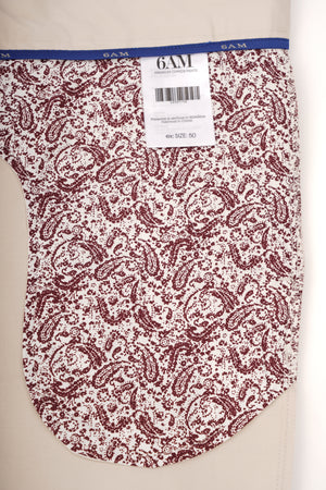 Pantaloni Bărbați Chinos Bej din Bumbac Slim Fit 6AM