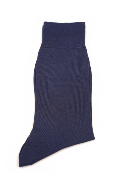 Șosete bleumarin uni din bumbac