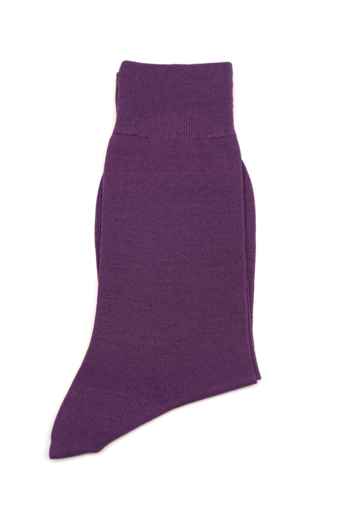 Șosete mov uni din bumbac
