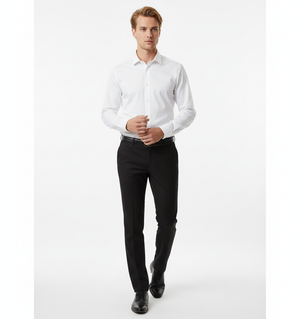 Cămașă Bărbați Albă Easy Iron – Bumbac Superfin