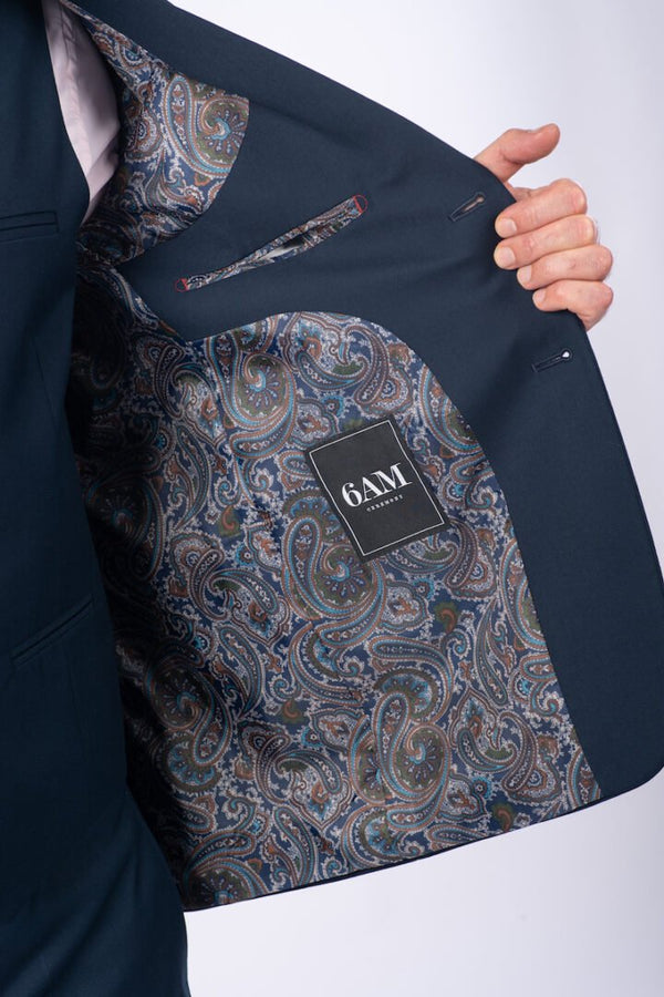 Costum Clasic Bărbați - Bleumarin UNI