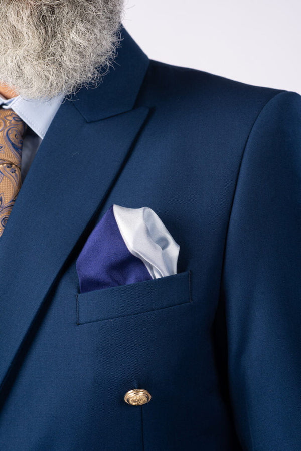 Costum 2 Rânduri Nasturi - Bleumarin UNI
